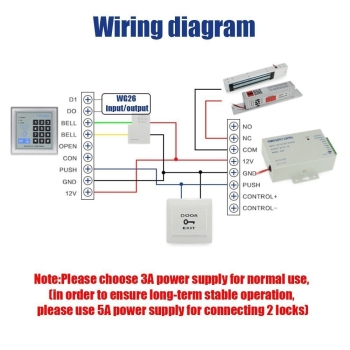 Zamek magnetyczny, 10 V - 18 V wpuszczany [12180000183]